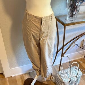 Banana Republic high-rise corduroy joggers size 14